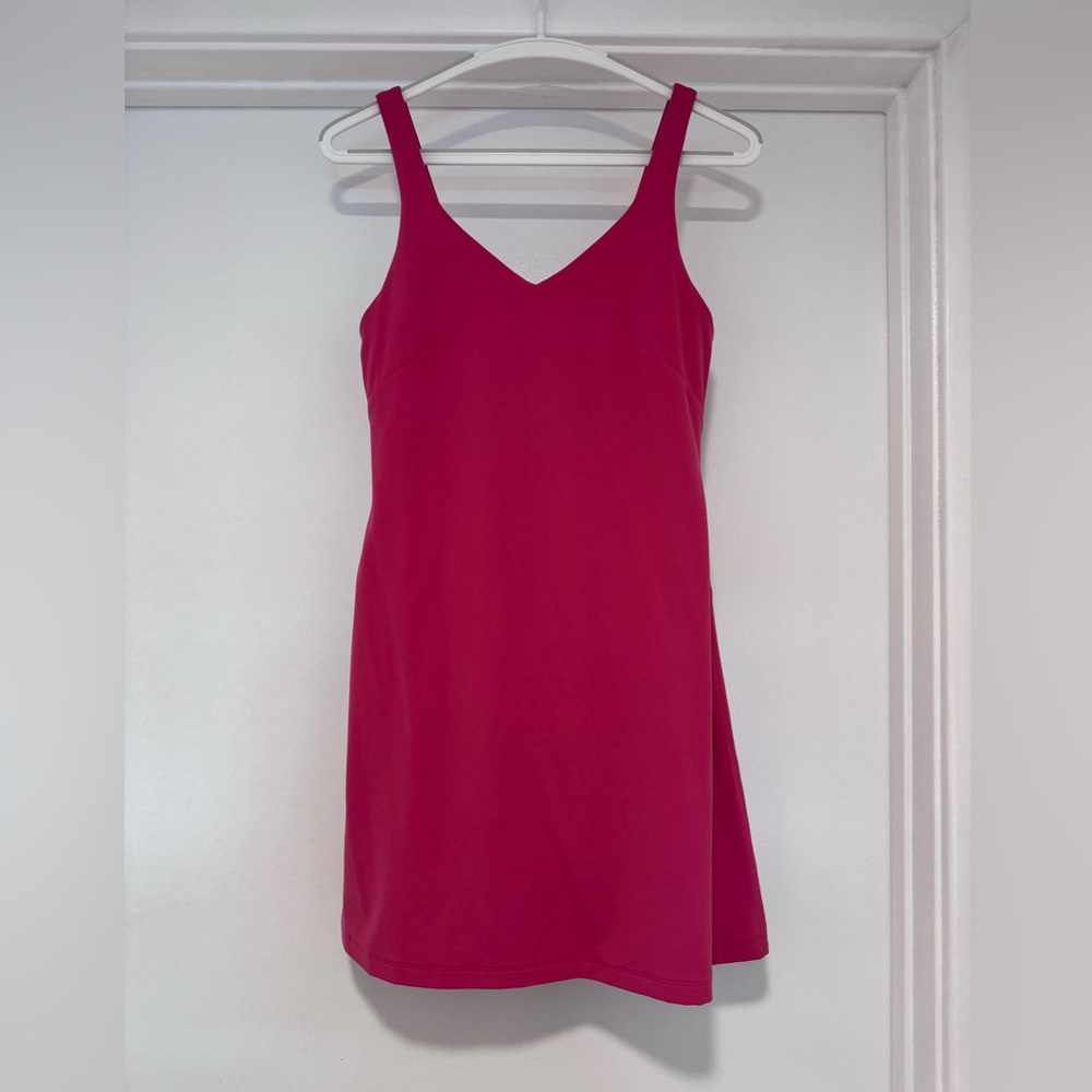 Lululemon align dress size 8 excellent perfect condition raspberry coulis